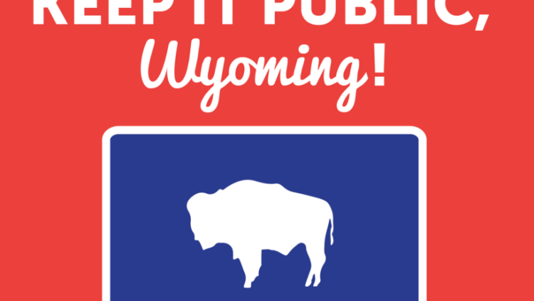 Say YES to Our Public Lands, Say NO to Senate Joint Resolution 3