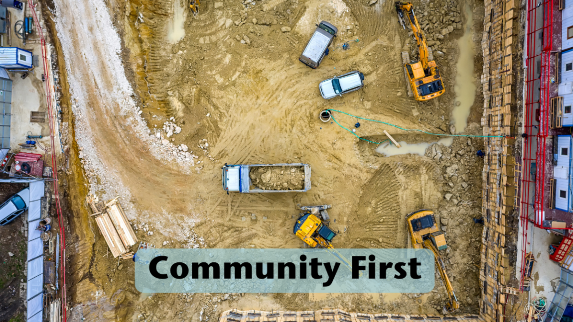 Moratorium Update: Community First